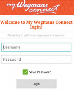 mywegmansconnect